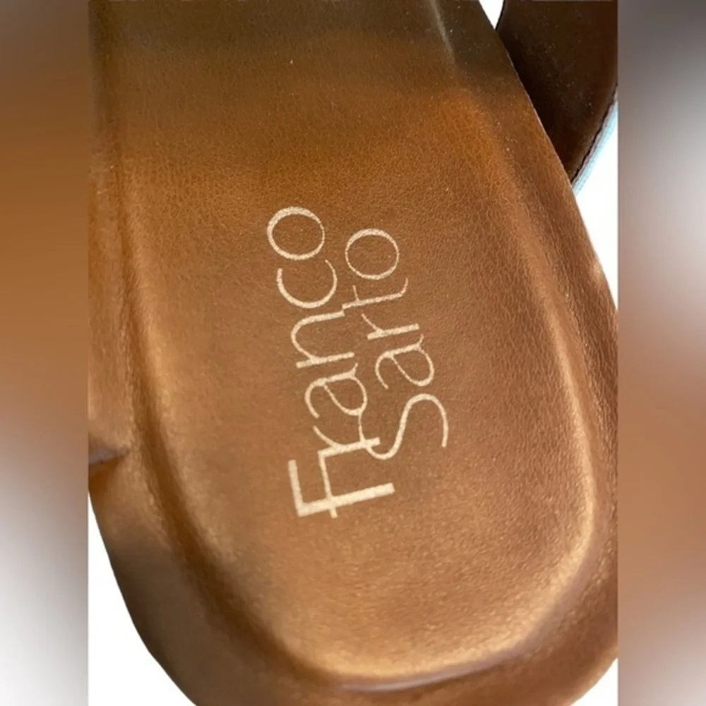 Franco Sarto off white platform sandal size 9.5